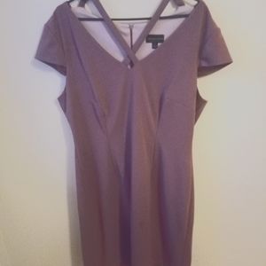 Woman knee length dress